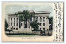 1908 The Public Library Building Lynn Massachusetts MA Antique Postcard picture