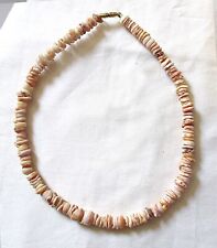 Vintage 70's Puka Shell Necklace 16 inches Hawaiian ? picture