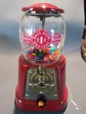 VINTAGE 1920's ADVANCE MODEL D PENNY GUMBALL MACHINE COIN OP VENDING RESTORED picture