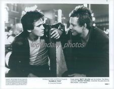 1983 Actors Matt Dillon and Mickey Rourke Original News Service Photo picture