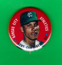 1967 STYLE Bert CAMPANERIS Topps Baseball PROOF Test Disc RP *PIN* Athletics picture