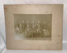 1870s Indian Wars US Army Band Cabinet Card Photograph Image Size 6.5” x 4.5” picture