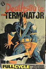 Vintage 1992 DC Comics “Deathstroke, The Terminator: Full Cycle” Mint picture