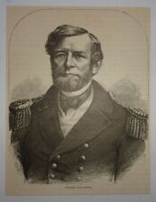 1866 Andrew Hull Foote (Civil War) Engraving picture