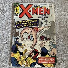 X-Men #6 (1964) Silver Age Stan Lee Jack Kirby, Submariner Magneto Scarlet Witch picture
