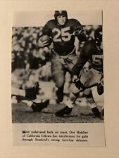 Orville Hatcher California Cal Golden Bears 1941 S&S Football Pictorial CO Panel picture