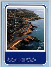 San Diego California Skyline Vintage Unposted Postcard picture