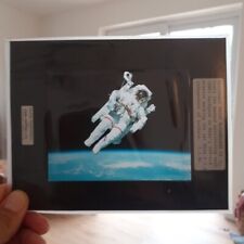 NASA Vintage McCandless 1st Untethered Spacewalk Paul Popper Photo Transparency  picture