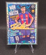 Pedri Card - Man of the Match - Barcelona - Topps Match Attax - 2023/2024 - #412 picture