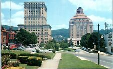 1957 Buncombe County Court House & City Hall Asheville NC Postcard picture