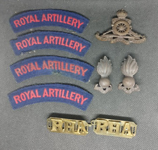 Job Lot Vintage Original Military Royal Artillery Patches & Badges picture