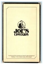 1912 Joe's Upstair, 66 Mathewson Street, Providence, Rhode Island RI Postcard picture