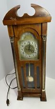 VTG Antique Electric United Clock Corp Model 444 Wood Mantel Clock Working Rare picture