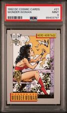 WONDER WOMAN PSA 9 1992 DC Comic Cards #21 LOW POP picture