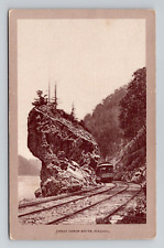 Postcard Trolley on Great Gorge Route Niagara New York, Antique D15 picture