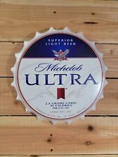 Michelob Ultra Beer Bottle Cap  Metal Sign for Man Cave Bar Garage Pub Décor  picture