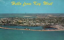 Postcard FL Key West Airview Of Key West Posted Chrome 1965 Vintage PC G8072 picture