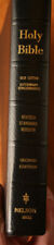 Vintage HOLY BIBLE Thomas Nelson #1802 RSV Second Edition Red Letter Dictionary picture