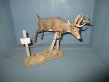 Danbury Mint Out Of Bounds Curtis Christensen Whitetail Buck Deer Sculpture picture