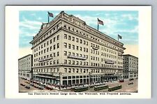 San Francisco CA-California, Newest Large Hotel, Whitcomb, Vintage Postcard picture