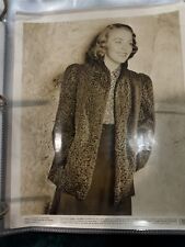 Vintage Hollywood Star Photograph 8x10 Jane Bryan in Coat picture