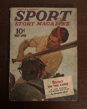 Street & Smith’s Sport Story Magazine - Revolt on the Farm - MAY 1940 Baseball picture