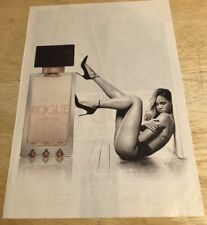 2013 Ad - Rogue by RIHANNA - Nude Pose in High Heels - Magazine Print Ad picture