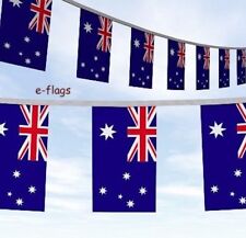 10 Metre's Long 20 XL Flags OZ Australia Day Rugby Party Bunting Speedy Delivery picture