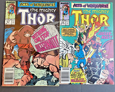 💥 Thor # 411 412 1989 1st Cameo & Full Appearance New Warriors + Juggernaut 💥 picture