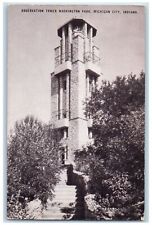 c1950 Observation Tower Washington Park Stairs Michigan City Indiana IN Postcard picture