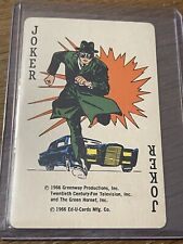 1966 Twentieth Century-Fox Green Hornet Bruce Lee JOKER CARD Game Playing Card picture