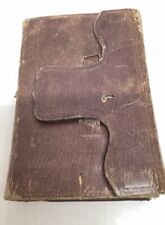 Antique Blank 1865 Civil War Era Leather The Daily Rememberencer Pocket Diary picture