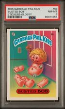 1985 Topps Garbage Pail Kids GPK Stickers Glossy #6b Busted Bob PSA 8 picture