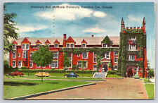 Vintage Canada Postcard University Hall McMaster University Hamilton Ontario picture