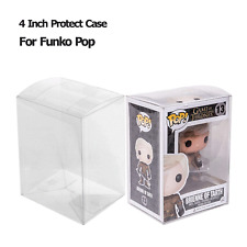 10x Pop Protector Case for 4'' Funko Pop Figures Plastic Display Box Locking Tab picture