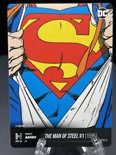 DC Hybrid Trading Card 2022 Chapter 1 Common The Man Of Steel #1 Card #A8480 picture