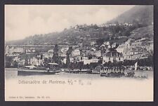 SWTZERLAND, Vintge postcard, Montreux, Landing stage picture