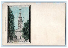 c1900s St Francis Xavier Church Vincennes Indiana IN PMC Postcard picture