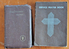 WW2 1941 Franklin Roosevelt GI Bible & Service Prayer Book  ,Chaplain Hanshew , picture
