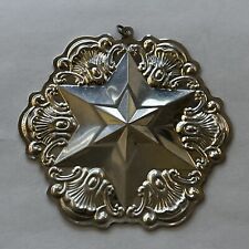 VERY RARE GORHAM Strasbourg Sterling Star Silver CHRISTMAS ORNAMENT 2001 picture
