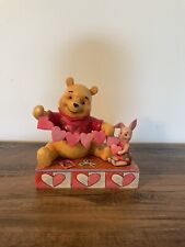 Jim Shore ENESCO Disney Traditions Handmade Valentines Pooh and Piglet Figurine picture