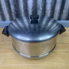 VTG Revere Ware Stainless  Steamer Insert 10” Dual Handle W/lid picture