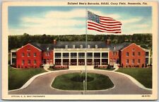 Pensacola Florida FL, 1948 Enlisted Men's Barrack, NAAS, Corry Field, Postcard picture