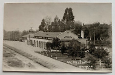ca 1920s RR RPPC Postcard Oroville CA Depot Western Pacific RY Railroad Station picture