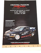 2007 FORD SHELBY GT500 PRUDHOMME EDITION SUPER SNAKE ORIGINAL 2009 AD picture