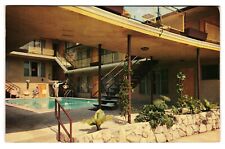 Winona Motel Hollywood Blvd Hollywood CA c1950s Pool Postcard picture