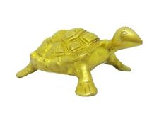 Garden Tortoise Turtle Brass Metal Golden Color picture