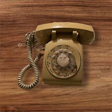 Vintage ITT Bell Rotary Dial Desktop Telephone Cream Dial & Bell work Tested picture