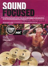 2005 Print Ad of Sabian AAX Drum Cymbals w Jeremy Colson of Steve Vai picture