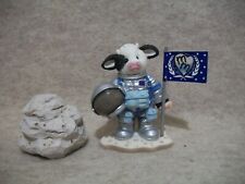 One Giant Leap For Friendship - Astronaut - Mary Moo Moo Cow Figurine picture